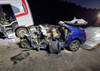 Koszmarny wypadek. Z samochodu nic nie zostało