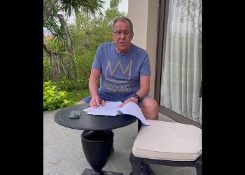 Ławrow na dziwnym nagraniu. To ma być „dowód”, że jest zdrowy [WIDEO]