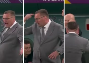 Tak Michniewicz zareagował na karnego dla Arabii. Wszystko się nagrało! [WIDEO]