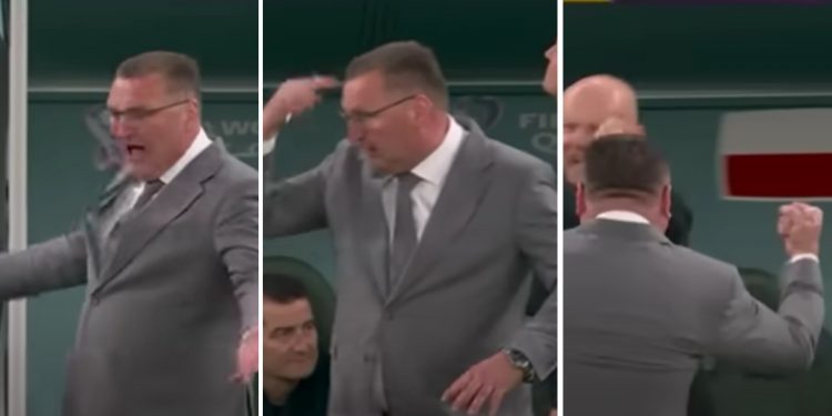 Tak Michniewicz zareagował na karnego dla Arabii. Wszystko się nagrało! [WIDEO]