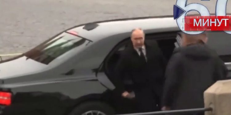 Putin na najnowszym nagraniu. Nie przeszedł nawet 100 m [WIDEO]