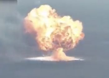 Gigantyczny grzyb nad Ukrainą! Nagranie zaniepokoiło internautów [WIDEO]