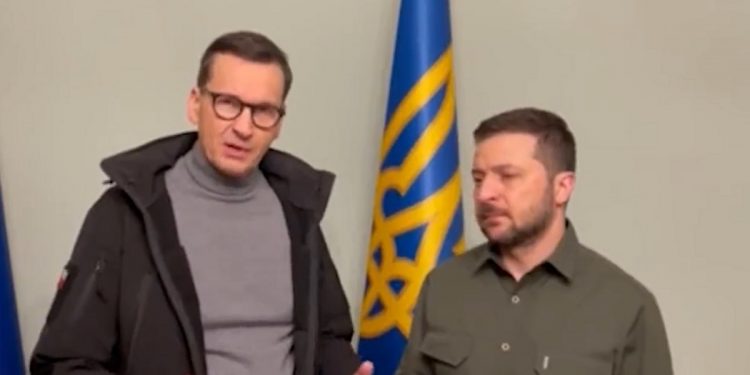 morawiecki i zełenski
