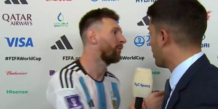 Messi udzielał wywiadu, gdy przerwał mu trener Chorwacji. Wszystko się nagrało [WIDEO]