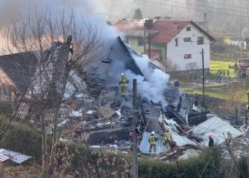 Ustroń. Potężny wybuch w budynku! Pod gruzami mogą być ludzie