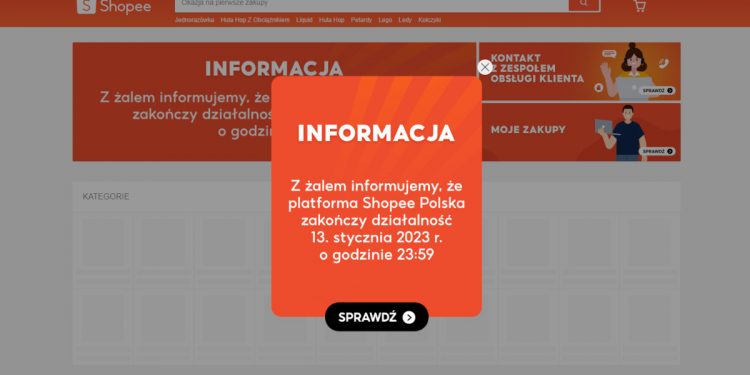 Shopee znika z Polski. I to w trybie ekspresowym