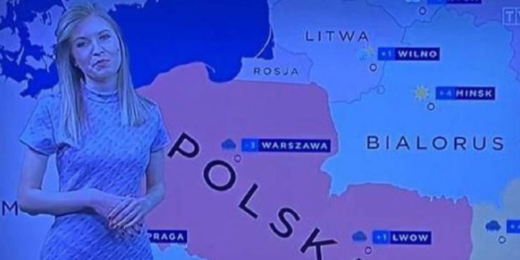 mapę polski