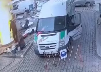 Jest nagranie wybuchu na stacji w Zgorzelcu. Skończyło się tragedią [WIDEO]