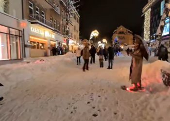 zakopane śnieg krupówki