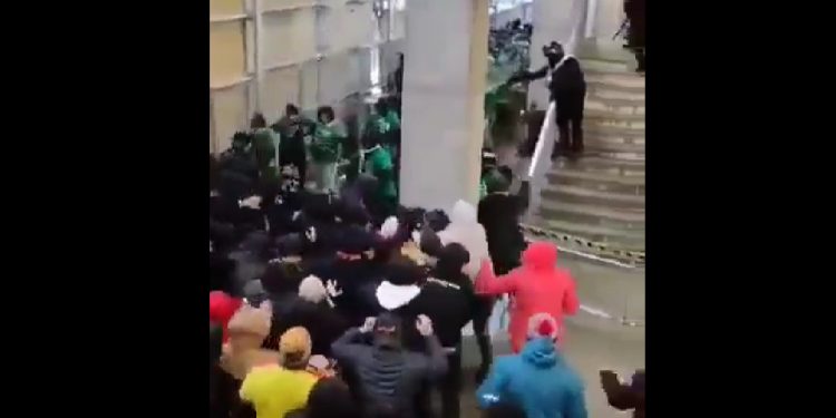 Bijatyka na meczu Korona Kielce – Radomiak. Są zatrzymani [WIDEO]