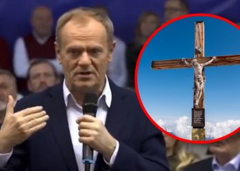 tusk i krzyż