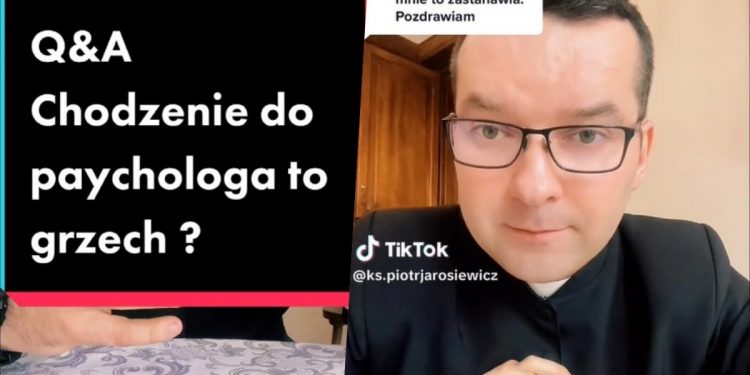 ksiądz chodzenie do psychologa