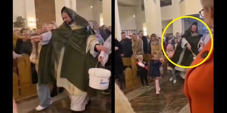 ksiądz śmigus-dyngus