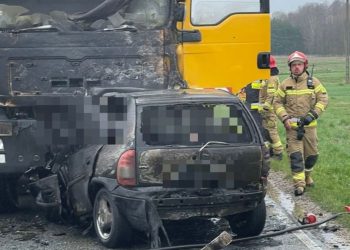 Koszmarny wypadek. Zwłoki były zwęglone