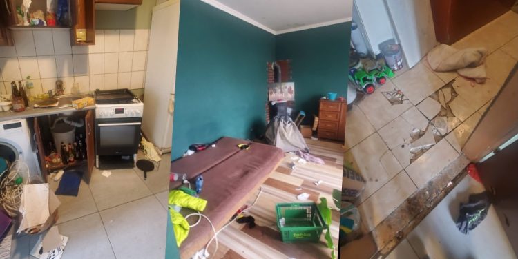 znieszczone mieszkanie