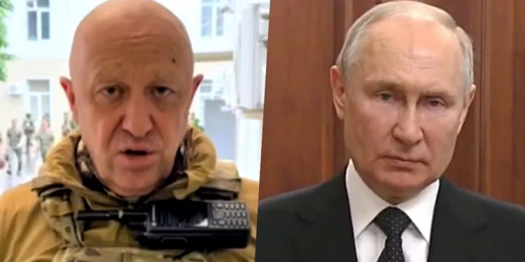 putin i prigożyn