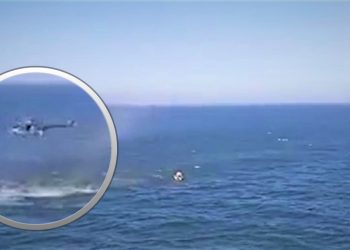 wypadli z promu do Morza