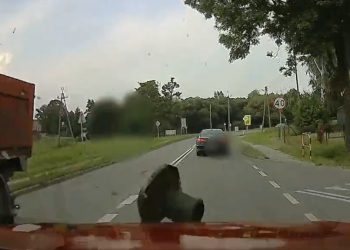 Cudem uniknęła śmierci! Wstrząsające nagranie z kamery samochodowej [WIDEO]