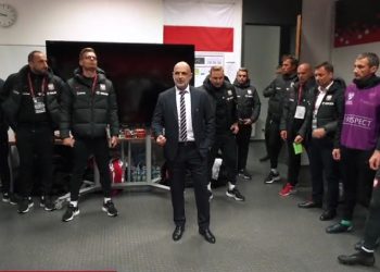Tak Probierz motywował piłkarzy w przerwie meczu z Mołdawią. Pokazali nagranie [WIDEO]