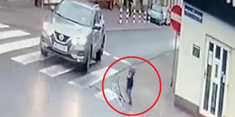 wypadek na przejściu