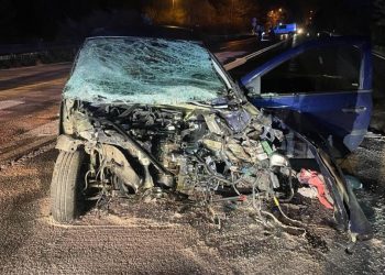 Groźny wypadek. Tyle zostało z samochodu [FOTO]