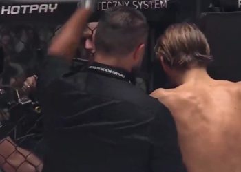 Fabijański uciekł z klatki po kilku sekundach walki z Wardęgą? Co tam się wydarzyło? [WIDEO]