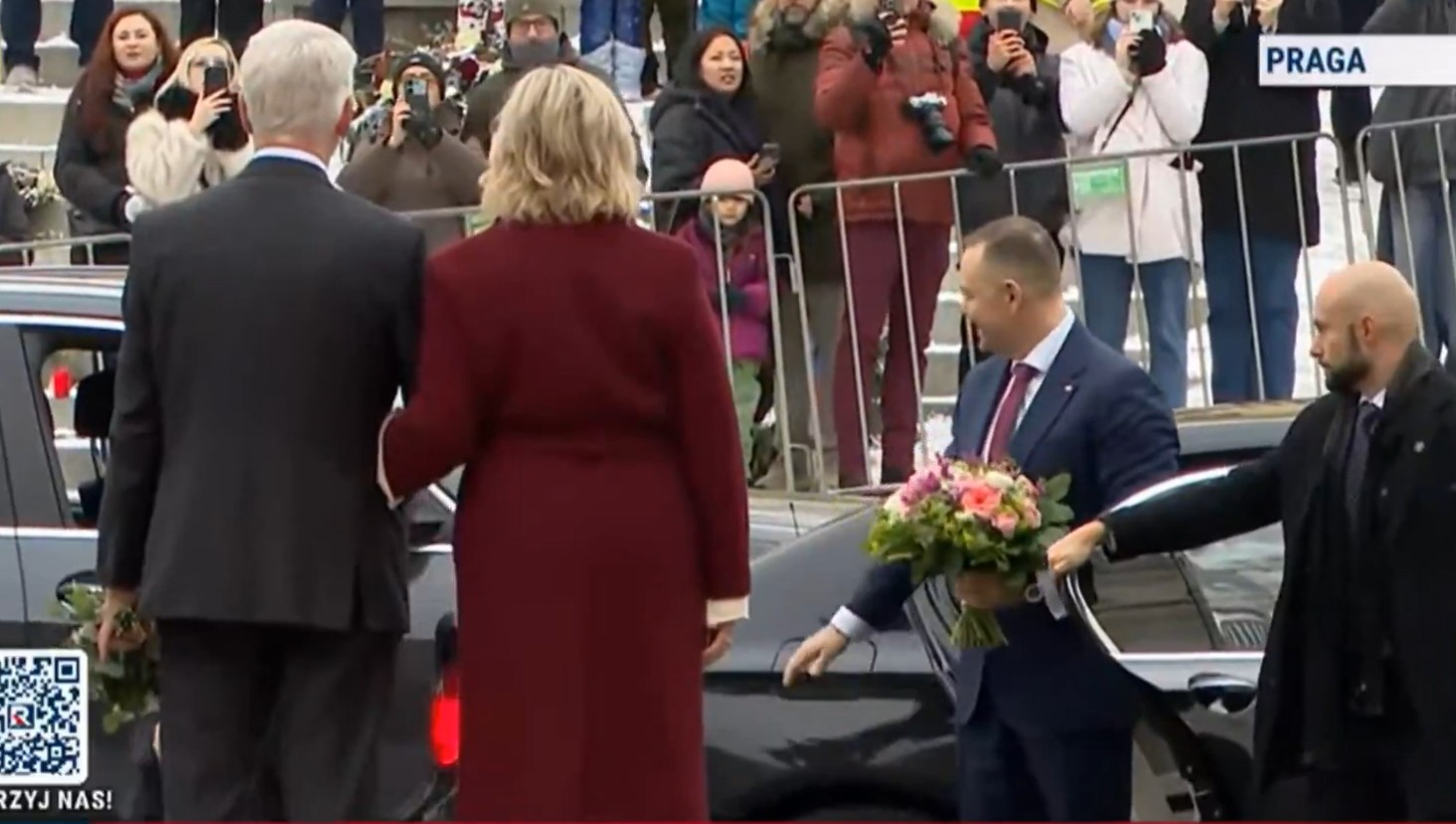 Tak Karol Nawrocki przywitał się z prezydentem Czech i jego żoną. Nagranie podbija sieć [WIDEO]