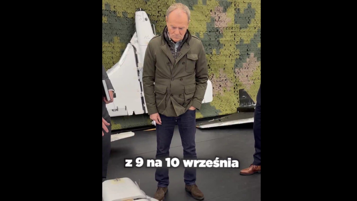 Tusk pokazał nagranie: „Tak skończy każdy wrogi dron” [WIDEO]