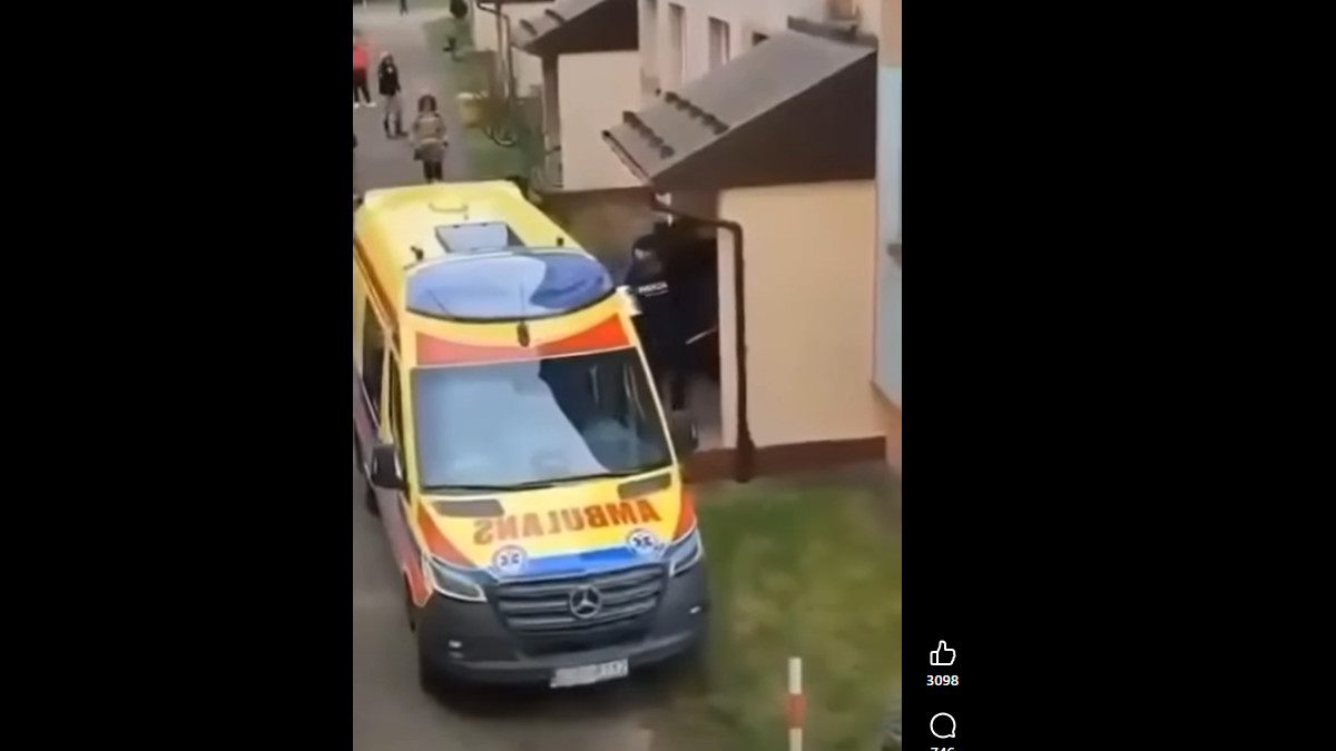 Dramat w Sanoku. Zabił matkę, potem zaatakował policję. Zastrzelili go [WIDEO]