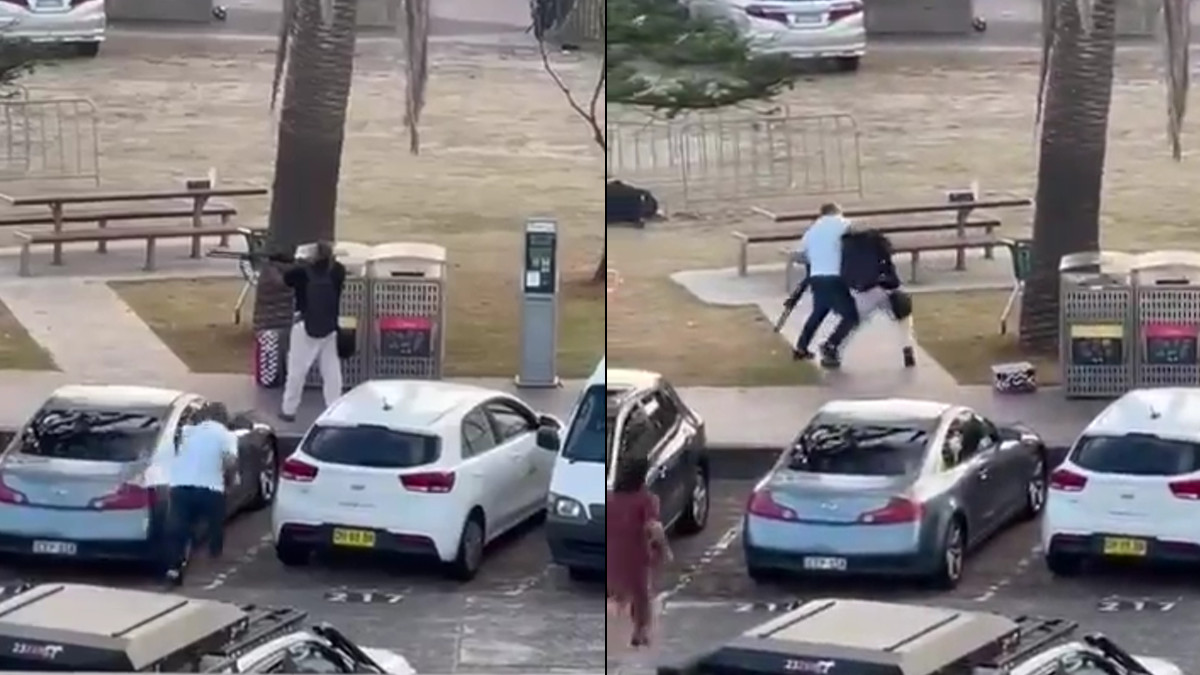 Strzelanina w Sydney. Gołymi rękami obezwładnił napastnika. Nagranie podbija sieć [WIDEO]