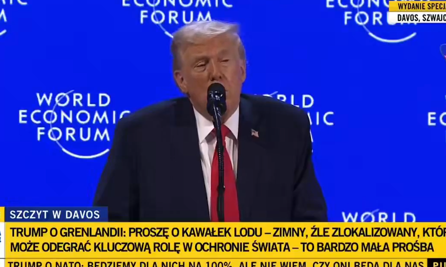 Polska tłumaczka podbija internet. Tak przekładała słowa Trumpa w Davos [WIDEO]