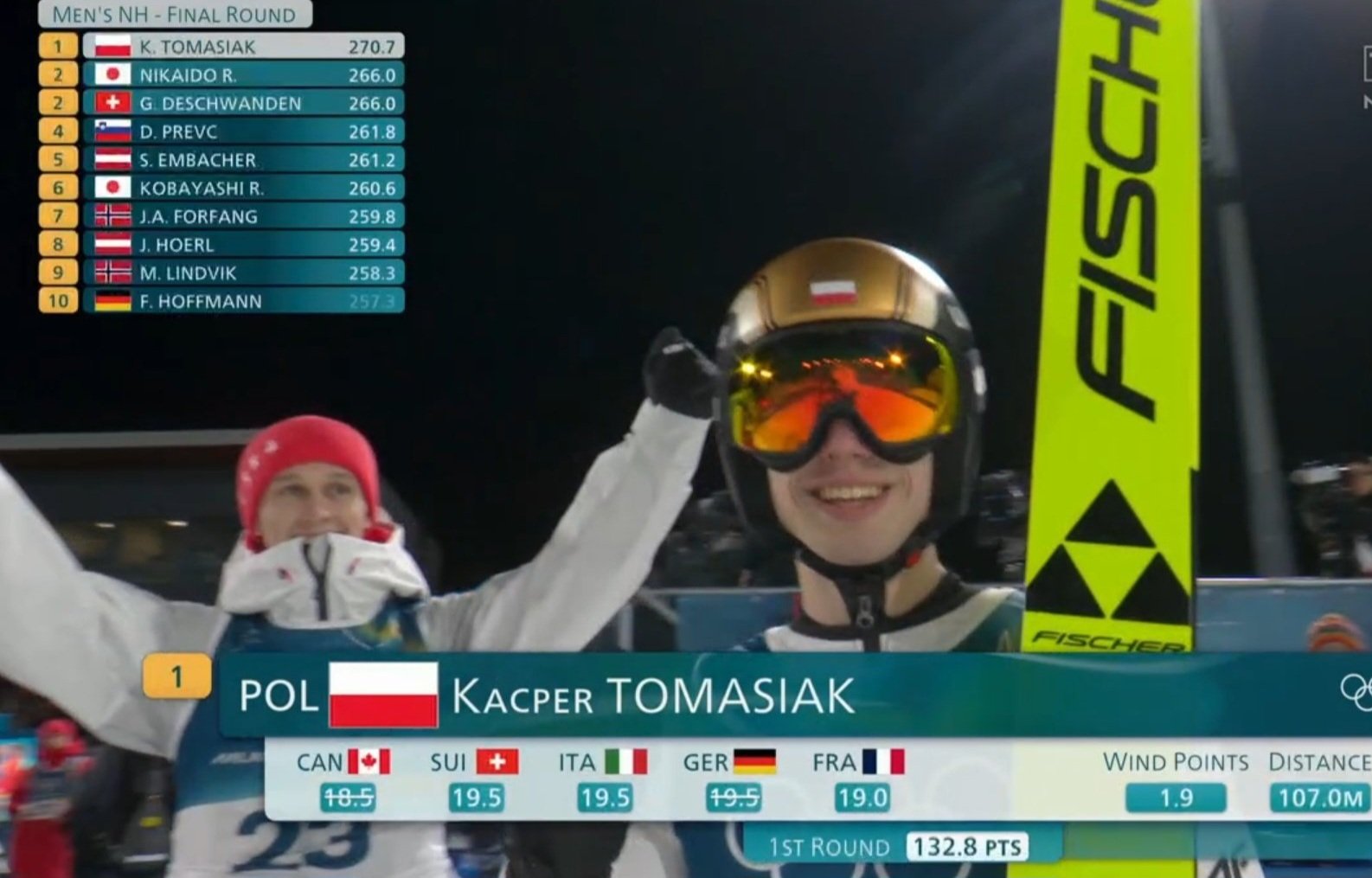 Zimowe Igrzyska Olimpijskie: Kacper Tomasiak zdobył srebrny medal!