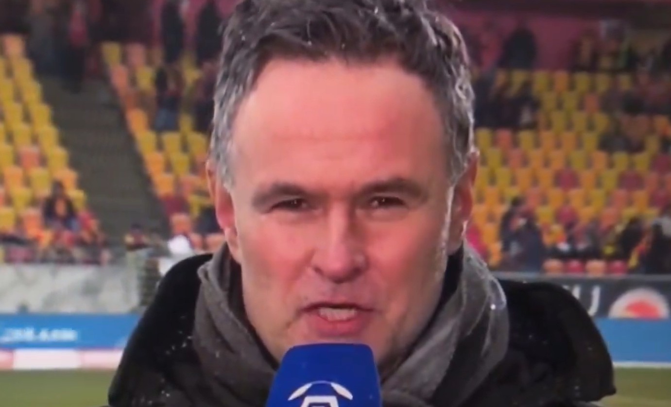 Dziennikarz Canal+Sport zadrwił z Nawrockiego na wizji. Jest komentarz jego szefa