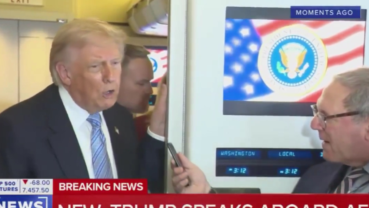 Trump wściekły po pytaniu dziennikarza. „Zdrada” [WIDEO]