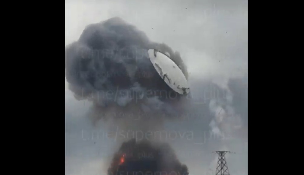 Scena jak z filmów o UFO. Potężny atak na Moskwę [WIDEO]