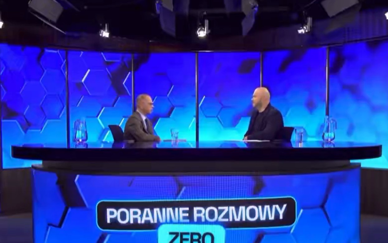 Szczerba w Kanale Zero. Dziennikarz nie wytrzymał: „pan ze mnie robi idiotę?” [WIDEO]