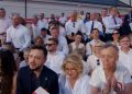 Tego Nawrocki się nie spodziewał. Ludzie naglę zaczęli wstawać z miejsc [WIDEO]