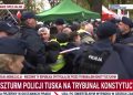 Zamieszki pod Trybunałem Konstytucyjnym! Interweniuje policja [WIDEO]