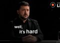 Zełenski w szczerym wywiadzie: „nie śpię” [WIDEO]